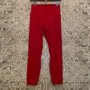 LULULEMON Red Align 7/8 Pant 6